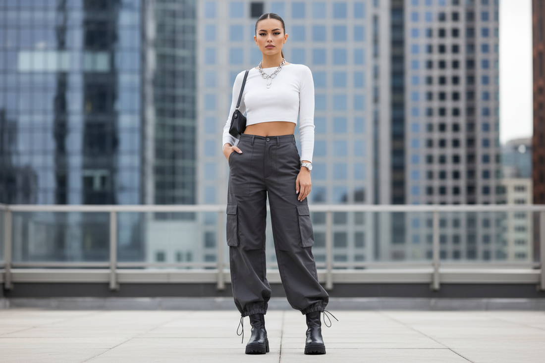 Cum porți pantalonii cargo: ghid practic de styling