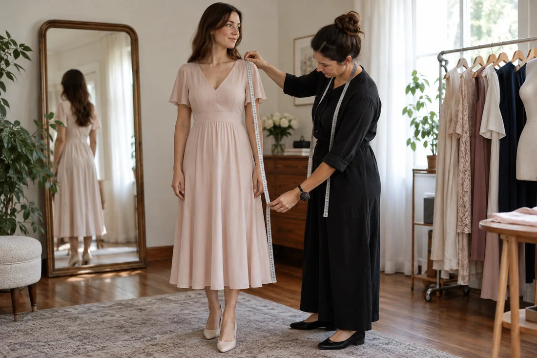 Оценка на дължината на роклята спрямо ръста