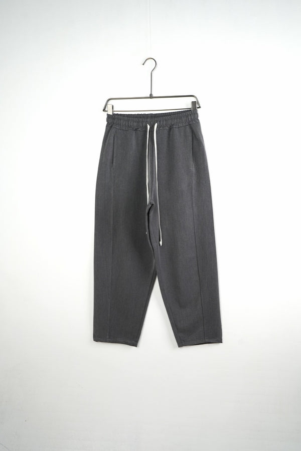 Мъжки сив панталон baggy с декоративни шевове – 202501-INV