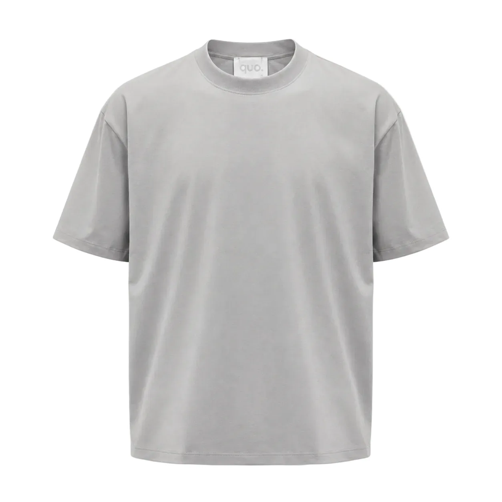 Tricou simplu crem 100% bumbac pentru ținute casual